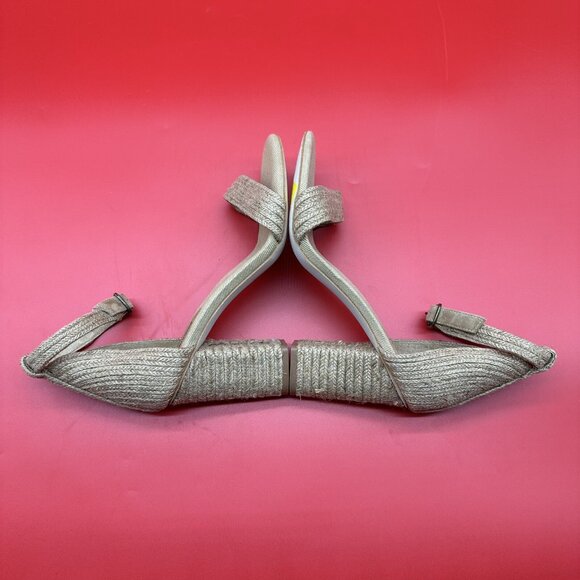 Jeffrey Campbell Rowboat Jute Wrapped Ankle-Strap Sandals Women's Size 9 Display - Picture 10 of 11